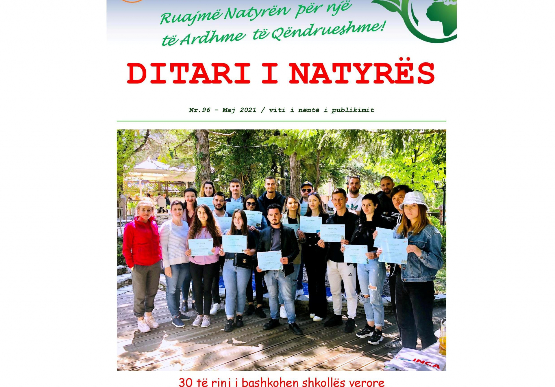 Ditari Natyrës nr.96 - Maj 2021